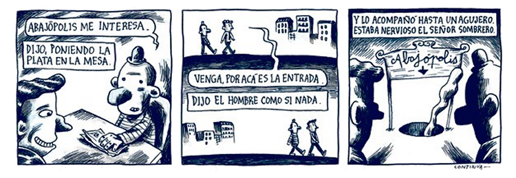 Abajópolis - Un cuento con rimas - por Liniers