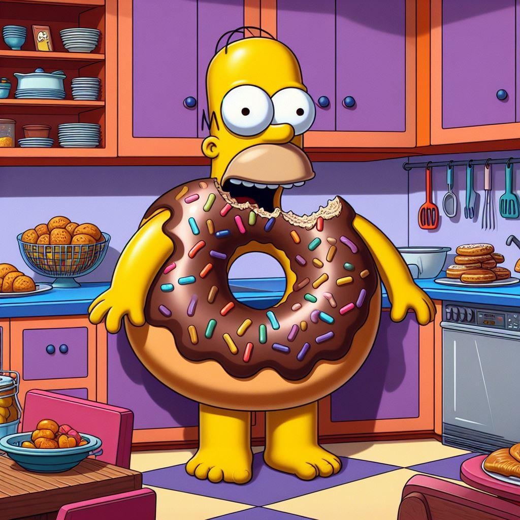 Lisa prohíbe los donuts 17